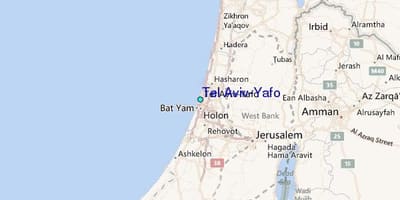 মানচিত্র তেল আভিভ yafo 